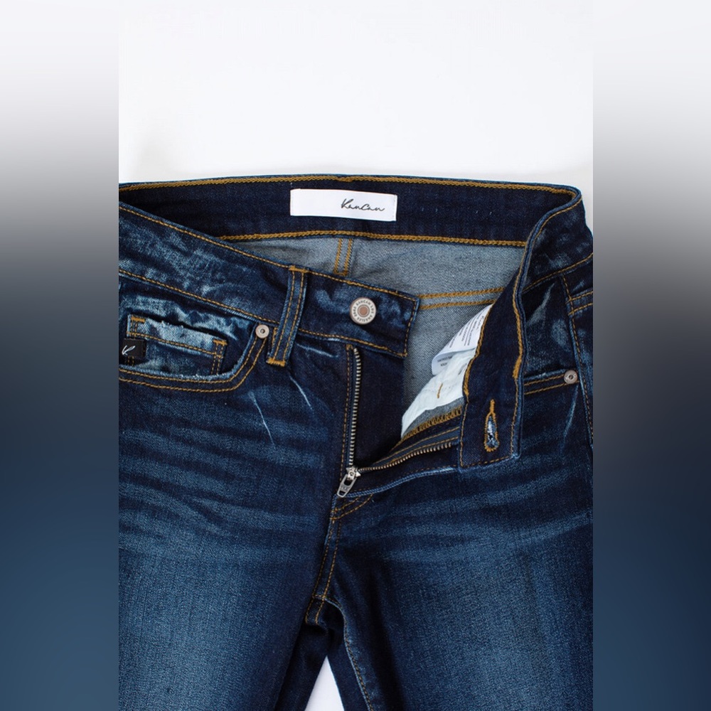 NWT KanCan Mid-Rise Distressed Skinny Jeans - Picture 14 of 16